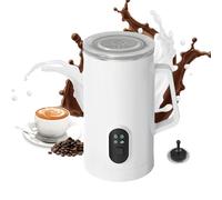 Espumador Y Vaporizador Eléctrico De Leche 4 En 1 Espumador Y Calentador Automático De Leche Fría Y Caliente Para Preparar Café Con Leche, Café, Capuchino Y Chocolate Caliente 350 Ml/11,8 Oz 400 W