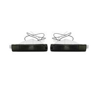 ESPYN Antiniebla 1 Par Luces Intermitentes Delanteras Parachoques Luces Antiniebla Repuestos para VW para Golf 2 MK2 para Jetta 2 MK2 1980-1992(Black Pair)