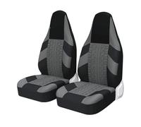 ESPYN Cubreasiento Fundas Universales para Asientos Delanteros Coche Deportivo, 2 Piezas, para La Mayoría Los Coches, Protector Cubo(2piece Pink)
