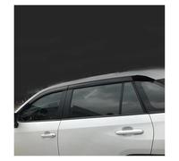 ESPYN Deflectores De Aire para Toyota para RAV4 2020 Molduras Ventanas Cromadas Parasoles Ventanas Parasoles contra Intemperie Parasoles Viento Y Deflectores Viento Coches(Black 6pcs)