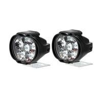 ESPYN Faros Moto Faros Delanteros Para Motocicletas Foco Trabajo 6 LED Lámpara Antiniebla Auxiliar Motocicleta Bombillas Modificadas Scooter 1/4 Piezas(2pieces light)