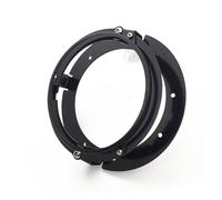 ESPYN Focos Motocicleta Accesorios Para Motocicletas: Faro LED De 5,75 Pulgadas, 5 3/4 Pulgadas, Halo Blanco, Luz Alta Y Bajo, 40 W, 45 W.(Black 5.75 bracket)