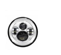 ESPYN Focos Motocicleta Faro Delantero 7 Pulgadas Con LED Ojo Angular Carcasa Anillo Embellecedor Tipo Cubo Soporte Montaje Para Faro(D)