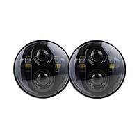 ESPYN Focos Motocicleta Faro LED 5,75 Pulgadas Con Anillo Halo Blanco 80W Y 2 Piezas Para Triumph Para Rocket III 3 Y Thunderbird Accesorios 40W(No Halo black)
