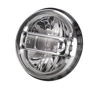 ESPYN Focos Motocicleta Para Touring Para Softail Para Heritage Para Street Para Glide Proyector Faros Delanteros LED Universales 5,75/7 Pulgadas 90W(7 inch Silver)
