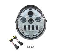 ESPYN Focos Motocicleta Para V Rod Para VRSCF Para VRSC Para VRSCR 2002-2017 Faro Delantero LED 60W Luz Motocicleta Luz Alta/baja(Cromo)