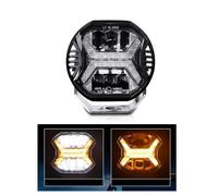 ESPYN Lámpara Conducción Barra Luz Led Obra Para Coche 4 Pulgadas, Luz Conducción DRL Ámbar 12V, Faro Para Jeep, Todoterreno, Barco, Tractor, Camión, 4x4, SUV, ATV Faros Trabajo(Amber DRL 1piece)