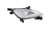 ESPYN Lámpara Conducción Para Hyundai Para Elantra GT I30 2012 2016 DRL Antiniebla Luces Circulación Diurna LED Parachoques Delantero Conjunto Faros Trabajo(Left side Without Fog Bulbs)