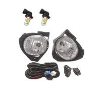 ESPYN Luces Antiniebla Del Coche Para Toyota Para Hilux Para Vigo 2008-2010 Luces Antiniebla LED Coche Faros Delanteros Lámparas Parachoques Cables Interruptor Piezas(LED Fog and Wires)