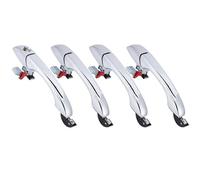 ESPYN Manija Puerta Exterior Coche Manijas De Puerta Exteriores Cromadas Para Dodge Para Avenger 2008-2011 Delanteras, Traseras, Izquierdas Derechas 4589009AH, 5065801AG