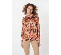 EsQualo Blouse Col Ethnic Skins Print Talla: 38 | Manga Larga Outlet | Mujer