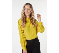 EsQualo Blouse Collar Gathering Warm Olive Talla: 36 | Blusas Outlet | Mujer | Verde
