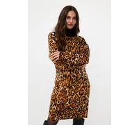 EsQualo Dress Knitted Animal Land Print Talla: XXL | Vestidos Midi Outlet | Mujer