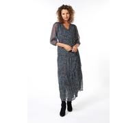 EsQualo Dress Layered Wrap Over Magical Earth Print Talla: 36 | Vestidos Maxi Outlet | Mujer | Marrón