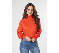 EsQualo Sweater Raglan Col Red Clay Talla: S | Sudaderas con Capucha Outlet | Mujer | Rojo