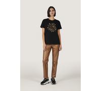 EsQualo T-shirt Animal Caviar Black Talla: XS | Camisetas de Seda Outlet | Mujer | Negro