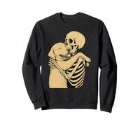 Esqueleto Abrazando el Perro Labrador Halloween Sudadera