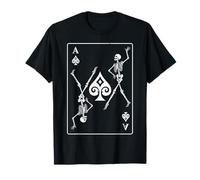Esqueleto Ace of Spades Juego de Cartas Poker Gambler Gothic Camiseta