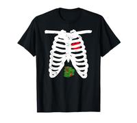 Esqueleto Anatomía Corazón Humor y Dinero Camiseta