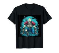 Esqueleto Armado Serio para fanáticos del Terror Camiseta