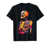 Esqueleto Artista Arte Creativo Anatomía Illustrator Gráfico Camiseta