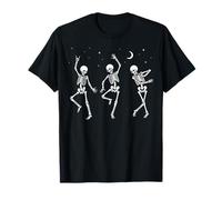 Esqueleto Bailando Luna Esqueleto Danza Espeluznante Halloween niños niños Camiseta