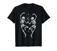 Esqueleto Bailando Skelet Dance Skull Party Funny Halloween Camiseta