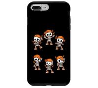 Esqueleto bailarín para niños, Halloween, Lindo Kawaii Divertido Carcasa para iPhone 7 Plus/8 Plus