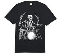 Esqueleto Baterista Batería Banda De Rock Comfort Colors Adult Heavyweight T-Shirt