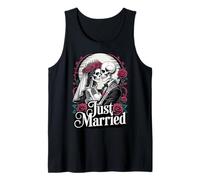 Esqueleto Boda Pareja Luna de Miel Recién Casados Camiseta sin Mangas