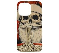 Esqueleto Comiendo Fideos Ramen inspirados en Ukiyo-e Navidad Carcasa para iPhone 14 Pro MAX