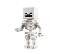 Esqueleto con cabeza de cubo LEGO Mnifigura Minecraft