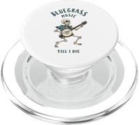 Esqueleto con diseño de Banjo para Concierto Bluegrass PopSockets PopGrip para MagSafe