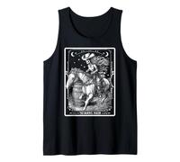 Esqueleto de Cartas de Tarot de The Barrel Racer Barrel Racing Rodeo Camiseta sin Mangas