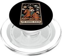 Esqueleto de Cartas de Tarot de The Barrel Racer Barrel Racing Rodeo PopSockets PopGrip para MagSafe