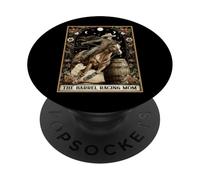 Esqueleto de Cartas de Tarot de The Barrel Racing Mom Barrel Racer Rodeo PopSockets PopGrip Adhesivo
