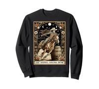 Esqueleto de Cartas de Tarot de The Barrel Racing Mom Barrel Racer Rodeo Sudadera