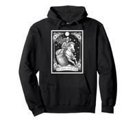 Esqueleto de Cartas de Tarot de The Barrel Racing Mom Barrel Racer Rodeo Sudadera con Capucha