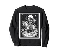 Esqueleto de Cartas de Tarot The Rodeo Mom Barrel Racer Barrel Racing Sudadera