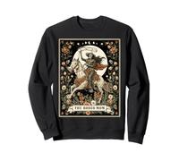 Esqueleto de Cartas de Tarot The Rodeo Mom Barrel Racer Barrel Racing Sudadera