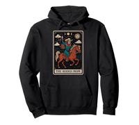 Esqueleto de Cartas de Tarot The Rodeo Mom Barrel Racer Barrel Racing Sudadera con Capucha