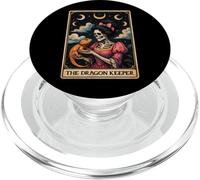 Esqueleto de Cartas del Tarot del dragón Barbudo del guardián del dragón PopSockets PopGrip para MagSafe