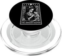 Esqueleto de Cartas del Tarot del dragón Barbudo del guardián del dragón PopSockets PopGrip para MagSafe
