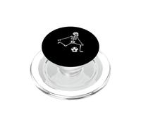 Esqueleto de fútbol Divertido Fiesta de Halloween Jugador Deportivo Entrenador Fan PopSockets PopGrip para MagSafe