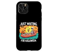 Esqueleto de Halloween con Arte de Playa con Bebida Carcasa para iPhone 11 Pro