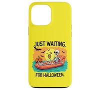 Esqueleto de Halloween con Arte de Playa con Bebida Carcasa para iPhone 13 Pro MAX
