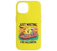 Esqueleto de Halloween con Arte de Playa con Bebida Carcasa para iPhone 14