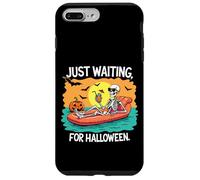 Esqueleto de Halloween con Arte de Playa con Bebida Carcasa para iPhone 7 Plus/8 Plus