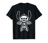 Esqueleto de Halloween de Disney Stitch Camiseta