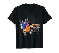 Esqueleto de Halloween Zombie Monster Truck Vampiro Camiseta